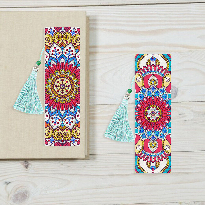 Tassel Book Marks DIY Special Shape Diamond Painting Bookmark for Books Gifts