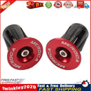 1 Pair Bicycle Handle Bar Grip End Cap Road MTB Handlebar End Plugs (Red) Newly