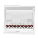 10pcs Circuit Board PCB Drill Bits Tungsten Steel Twist Drill Bits (0.6mm) Newly