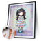 girl 40x50cm Oil Paint By Numbers Picture DIY Painting