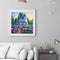 DIY Paint By Number Kit Villa Garden Landscape No Frame Home Art Decoration