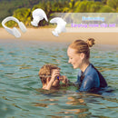 Soft Silicone Swimming Earplugs Nose Clip Set Soundproof Ear Plugs (White) Newly