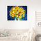 Yellow Flower Oil Paint By Numbers DIY Drawing Picture Kits Hand Painted Deco