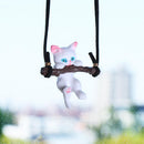 Gift for Women men Car Pendant Creative Cute Branch Cat Hanging Decoration