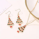 Snowflakes Ornaments Earring Maw Ear Stud Eardrop Christmas Tree Earrings