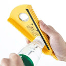 Creative Multi-Function Bottle Jar Opener Easy Grip Bottle Opener Twi.ca Q7Z6