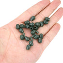 10x Carp Fishing Quick Change Bead Method Feeder Line Holder (L Dark Green)