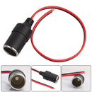 2pcs 12V 10A Max 120W Car Cigarette Lighter Charger Cable Female Male Ste