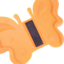 2pcs Butterfly Silicone Heat Insulation Clip Plate Protect Hand Tool(Orange