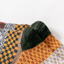 5 Pairs Fashion Adults Wool Socks Retro Printed Autumn Winter Thicken Knit Socks