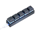 5 Keys Mini Mechanical Keyboard Programming Macro Keypad Keyboards Gaming Z4I3