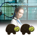 2pcs Cartoon Animal Silicone Racquet Tennis Racket Anti Shock Absorber (B)
