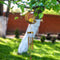 Solar Moon Fairy Light Hanging Iron Hollow Outdoor Garden Yard Patio Decoration