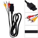 1.8m 6FT AV TV RCA Game Video Cable Cord for Snes Nintendo 64 N64 Newly