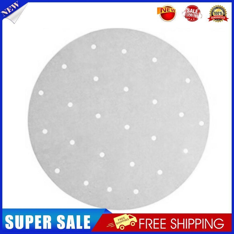 100pcs Circle Air Fryer Pad Kitchen Oven Oil Absorbing Steamer Paper (B)