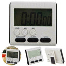 Magnetic LCD Digital Kitchen Cooking Large Timer Loud Alarm P3G9 D4E7