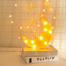 LED Moon Night Light Bedroom Sleeping Lighting Home Party Atmosphere Decor