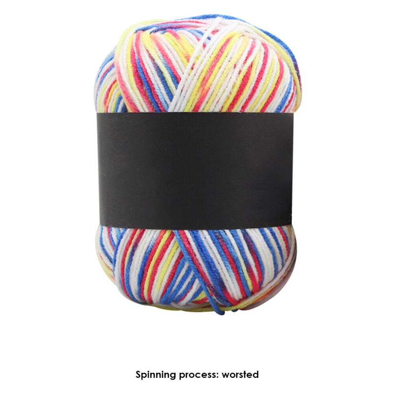 Gradient Color Milk Cotton Yarn Scarf Sweater Crochet Knitting Yarn (O)