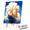 Hand Painted Oil Paint By Numbers DIY Sailboat Drawing Home Wall Decoration Gift