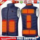Heated Jacket Men Coat Intelligent USB Electric Winter Thermal Vest (L)