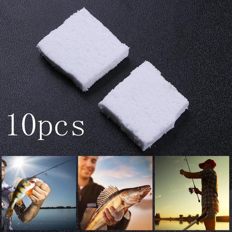 10pcs Carp Fishing Bread Floating Artificial Baits Breadflake Bread Carp