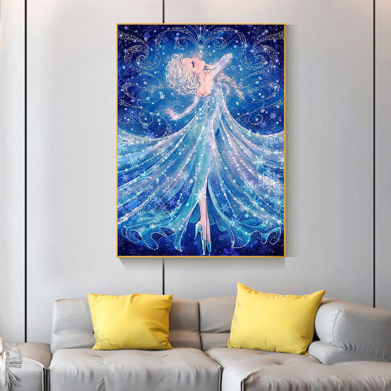 Cartoon Girl 5D DIY Special Shape Part Drill Diamond Painting Rhinestone Picture