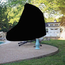 Outdoor Hanging Chaise Lounge Covers Waterproof Patio Curved Swing Chair Co