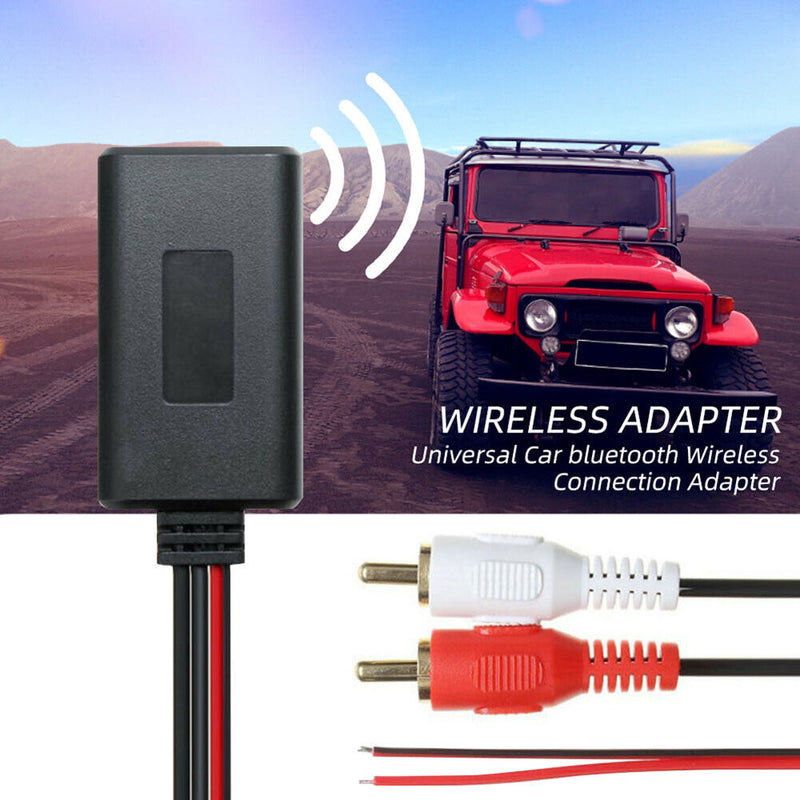 AUX Adapter Wireless Bluetooth-compatible Module for 2RCA Interface Vehicles