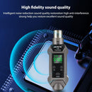 Microphone Wireless System Mic HD Display Wireless Transmitter Receiver