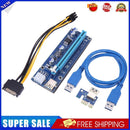 60cm PCI-E Riser1 X 16X PCI-E USB3.0 009S Adapter Card Cable for BTC Miner