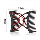 Hoop Strong Hold Elastic Rope Hairstyle Haircut Barrette Hair Combs Hairpin
