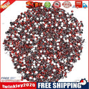 30g 4mm Crystal Rhinestone Acrylic Flat Back DIY Nail Sequins (Red Coffee)