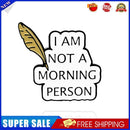 Fashion Letter Brooch Lapel Pins Bag Clothes Denim Shirt Decor (Style 3)