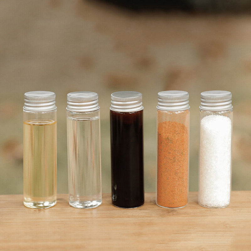 Outdoor Spice Bottle Bags Picnic Seasoning Bottles Bag (Large + 9 Bottles) Newly