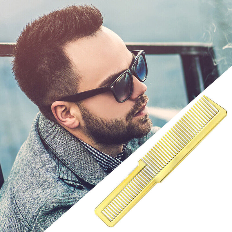 Electroplating Haircut Hairdresser Comb Colorful Rainbow Comb Hairdressing To