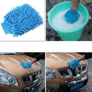 Double-faced Actinozoan Car Cleaning Glove for Chenille (Random Color)