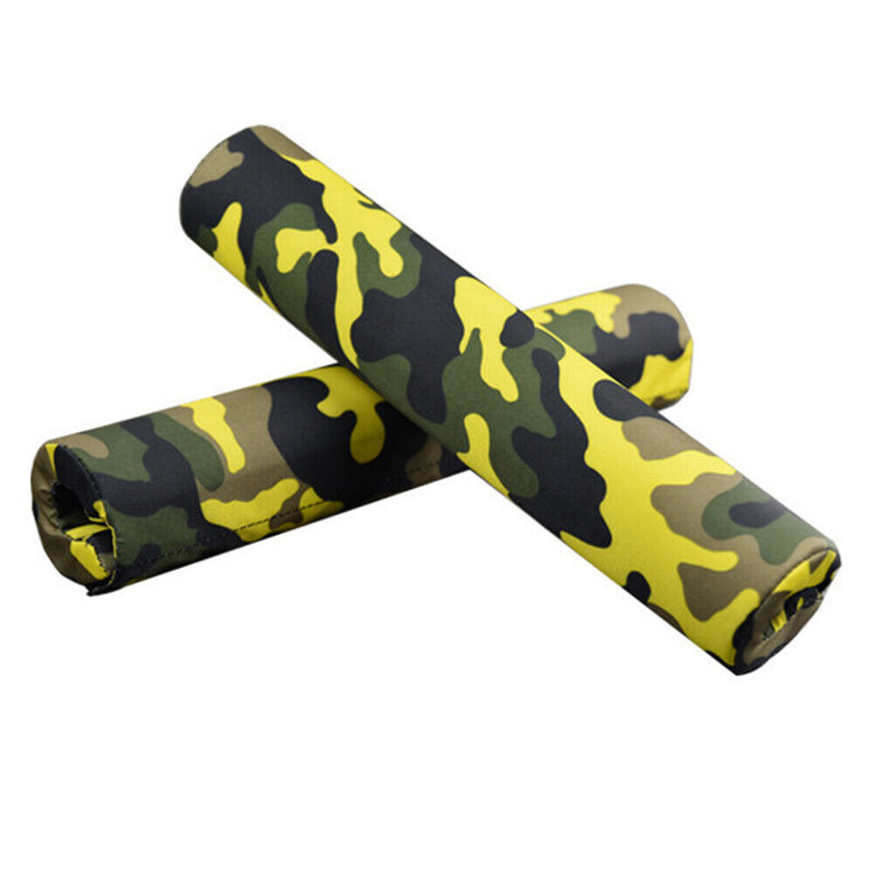 Fitness Weightlifting Barbell Pad Squat Shoulder Pads (Camouflage Yellow) Newly