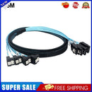 7P SATA 3.0 Mini SAS Cable 6Gbps 4 SATA to 4 SATA Data Cable for SSD (0.5m)
