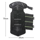 Reflective Strips Fleece Thickening Keep Warm Winter Knee Brace Riding Kneepad