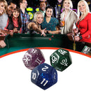 3pcs 12-Sided Astrology Zodiac Signs Dice for Constellation Divination Tarot
