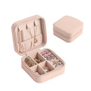 Candy Color Jewelry Storage Holder Earrings Necklace Ring Travel Portable Box