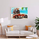 5D DIY Full Round Drill Diamond Painting Car Kit Home Decoration Art Craft