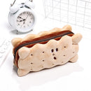 Shape Sandwich Style Stationery Bag Pencil Case Student Supplies Pen Storage