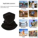 Cycling Camping Neck Tube Scarf Ice Silk Outdoor Running Bandana (black) Newly