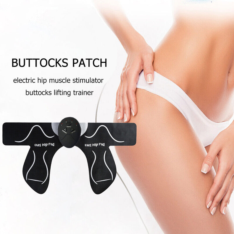 Hip Trainer Buttock Tighter Lifter EMS Vibration Muscle Stimulator (White) Newly