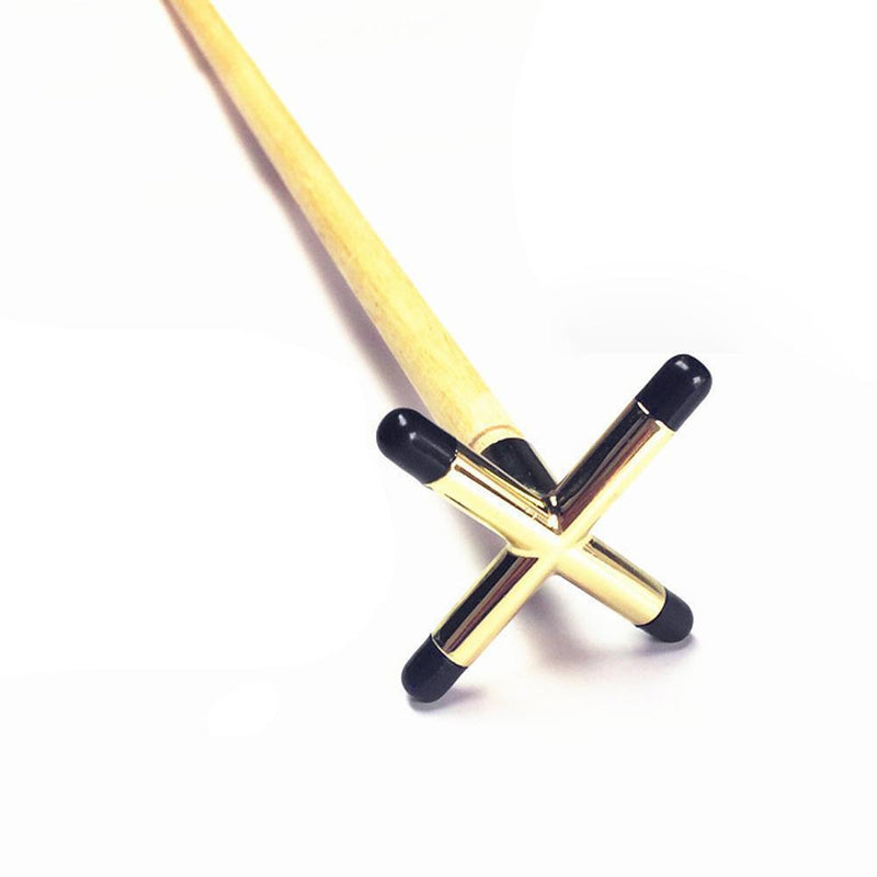 Metal Bridge Head Billiards Snooker Pool Cue Rest Stick Frame Rack(Cross)