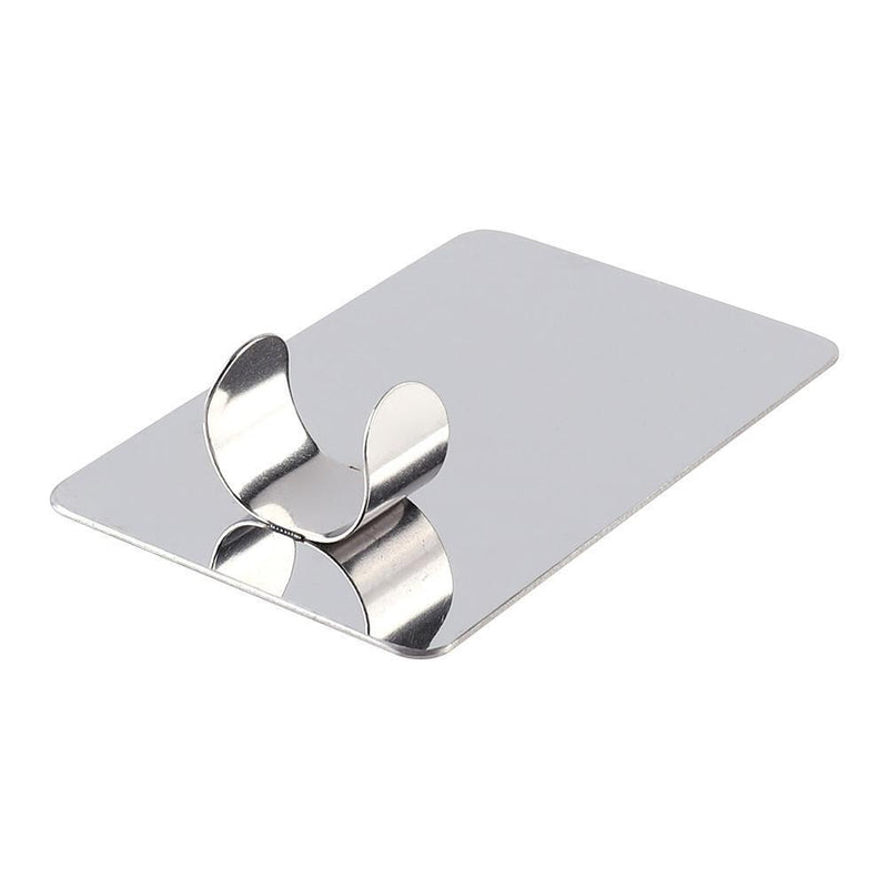 Nail Art Palette Stainless Steel Makeup Cosmetic Color Mixing Palette (L)