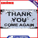 Wall Mounted Warning Metal Signs Retro Pub Bar Door Hanging Rectangle Iron Sheet