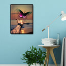 Home Decor DIY Diamond Painting Holding Butterfly Cross Stitch Rhinestone Art