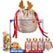 #A 5pcs Drawstring Goodie Bag Soft Candy Packing Holders Festive Party Decorat